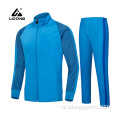 Aangepaste mannen sublimatie sportjacks sportkleding trainingspak